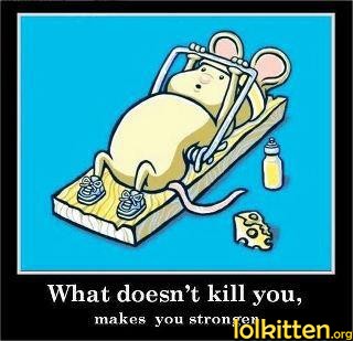 What doen't kill you, makes you stronger