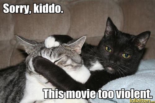 Sorry, kiddo. This movie too violent.