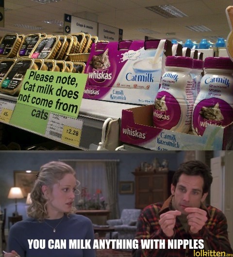 YOU CAN MILK ANYTHING WITH NIPPLES