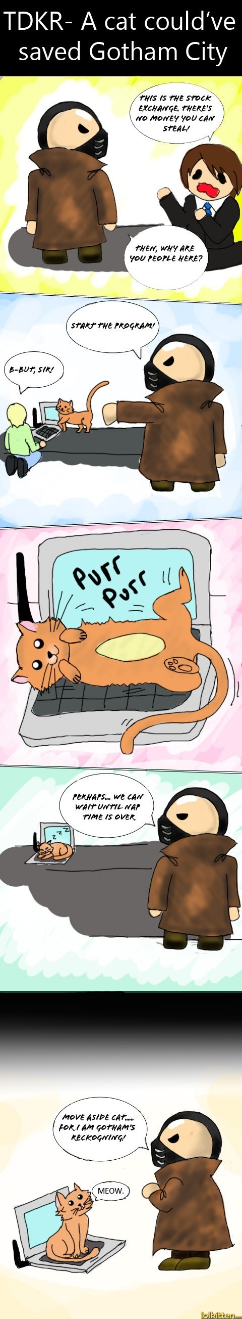 TDKR - A cat could've saved Gotham City
