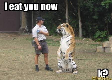 I eat you now - k?