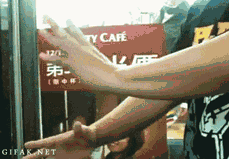 Magic trick with a cat